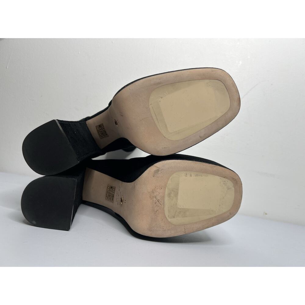 Stuart Weitzman Skyhigh Platform Boot Black Suede… - image 9